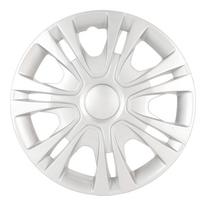 4pcs 13in Wheel Hub Caps Exterior Sturdy Universal Wheel Rim Cover for Cars Trucks Vans Silvery
