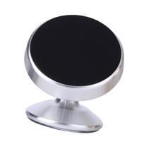 Metal Car Center Console Back Adhesive Magnetic Stand 360 degrees  Rotating Car Navigation Phone Stand