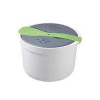 Quick and Efficient Microwave Rice Cooker Reliable Microwave Cooker Portable Microwave Oven Rice Cooker for Household 1 žalia