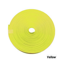 8M / Roll Rim Blades Car Vehicle Color Wheel Rims Protectors Decor Strip Tire Guard Line Rubber Mounding Trim Tire Guard geltona
