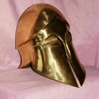 Medieval Greek Corinthian Helmet Spartan European Solid Brass Antique Helmet 50 BY 20 antikvarinės žalvario spalvos