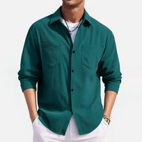 Men's Loose, Casual And Lightweight Shirt Top XL žalia