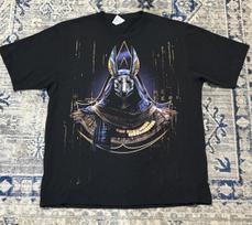 Vintage Assassins Creed Origins Anubis T Shirt Mens Size XL Black Promo Tee S gray
