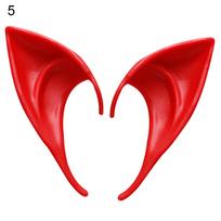 Elf Ears Halloween Decoration Anime Fairy Cosplay Accessories False Angel Elven Ears Props Costumes Photo Christmas Decor One Size
