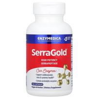 Enzymedica SerraGold High Potency Serrapeptase Capsules, 120 Count 120 pcs - 1 ea
