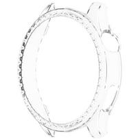 PC Diamond-set Skeleton Case Suit for Xiaomi watch S5 Single-row Diamond Skeleton Watch Cover gryna