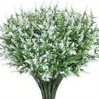 Vibrant Purple Artificial Lavender Faux Flowers for Indoor Outdoor Decor, Perfect for Garden, Porch, and Home Accents, Perfect for Thanksgiving