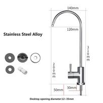 1/4-Inch Kitchen Water Faucet – Reverse Osmosis RO System Tap for Direct Drinking & Filtered Water Dispenser