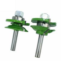 8mm Shank Milling Cutter Wood Carving Big Cabinet Rail Steel Router Bit Set Door Cabinet Panel Raiser Accessories 1