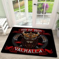 Viking Warrior Welcome Rug Entryway Mat with Non-Slip Indoor Area Rug for Living Room Bedroom Kitchen and More Home Decoration 40x60cm