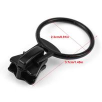 20PCS Size #5 Zip Pull Loop White & Black Circle Ring Fastener Fastener Zipper Sliders  Sewing Bags juoda
