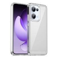 Transparent Colorful TPU Case for OPPO Reno 13 Pro G 13F 13FS Reno13 F FS Protective Cover Clear Fundas Coque Capa OPPO Reno 13 5G gray
