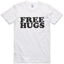 Free Hugs Mens Funny T Shirt Novelty Gift Joke Regular Fit 100% Cotton Tee S įvairiaspalvis