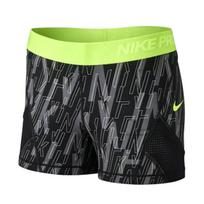 Nike Pro Elastic Casual Breathable Quick-Dry Fitness Shorts Women shorts 830599-011 M yellow