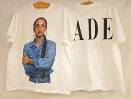 SADE Vintage 1993 LOVE DELUXE PORTRAIT 90s Music Hit White XL REPRINT Unisex T-Shirt M white