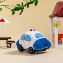 Cartoon Plush Pull Back Car Toy Soft Stuffed Wheeled Vehicle That Can Run Kawaii City Traffic Car Toy Boys Gift Daily Playtime 11cm