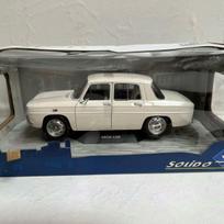 Metalo lieto SOLIDO S 1/18 mastelio DACIA 1100 1968 R6M8 lydinio automobilio modelis gray