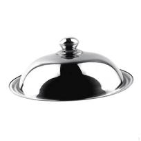 Atsarginis puodo dangtis Lengvai valomas Apvalus Lengvas Metalinis Atsparus karščiui Universalus Kepimo puodas 34cm black
