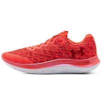 Under Armour Flow Velociti Wind Fashion Fabric Shock Absorption Durable Breathable Low-Top Running Shoes Men sneaker Venom-Red 3025204-600 40.5