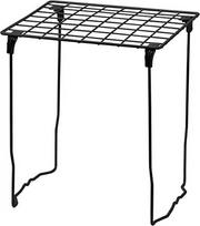 Stackable Metal Locker Shelf, Black juoda