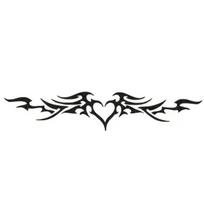 DIY Heart Wings Car Windshield Sticker Vinyl Film Self-Adhesive Auto Decor Removable Vehicle Tuning Accessory juoda