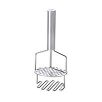 Manual Potato Masher Stainless Steel Dual-Function Wire Masher Dishwasher Safe Kitchen Tool for Smooth Mashed Potatoes 1pc