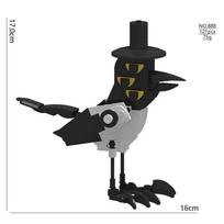 2025 MOC K-pop Demon Hunters Model Building Blocks Rumi Figure Sussie Demonic Magpie Tiger Crow Animal Bricks Toy Children Gift black