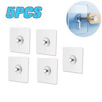 10/20 Pack Strong Adhesive Hooks Picture Frame Poster No Drilling Hooks Waterproof Kitchen Bathroom Accessories Screw Hooks