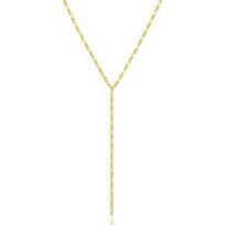 French Retro Y-Chain Clavicle Necklace: Simple Mori Girl Lip Chain for a Low-Cut, Elegant Sweater Look.