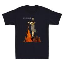 Fck It Witch Shirt Funny Fuk It Witch on Fire Graphic Men's Short Sleeve T-Shirt Unisex T-Shirt S