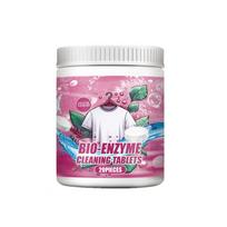 Effervescent Laundry Cleaning Tablets, Bio Enzyme Exploding , Stain Remover, Scent Retaining, Cleaning Tablets One Size rožinė