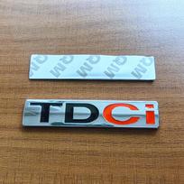 3D Metal Chrome Black Logo TDCI Emblem Car Fender Trunk Badge For  Fiesta Kuga Mondeo MK3 Focus MK2 TDCI Sticker Accessories