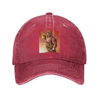 Hulk Hogan Hulkamania   Denim Baseball Caps Snapback Baseball Hats Breathable Casquette Outdoor for Men's And Women's One Size