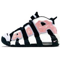 Nike Air More Uptempo Mid top Vintage Basketball Shoes GS Leather Red DQ6200-001(Team40-GS) 36