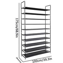 10 Tier Standing Shoe Shelf High-capacity and Simple Shoe Cabinet Save Space Household Rack Student Dormitory Storage Cabinets