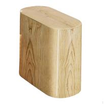 Bin with Lid for Outdoor Kitchens, Student Rooms, Or Cars Wood Color