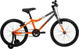 Vaikiškas dviratukas su papildomais ratukais, vaikų Huffy Literide 23205W, oranžinė sp./grafito sp., 20"