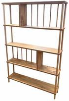 Knygų lentyna Kalune Design Peka145 276TDB1140, sapphire oak sp., 137 cm x 90 cm x 20 cm
