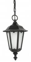 Prekė su pažeista pakuote. Lauko pakabinamas šviestuvas Su-Ma Retro Midi, 60W, E27, IP43, juoda sp., 21 cm x 74 cm
