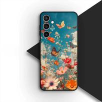 Casing for Samsung Galaxy S20 S22 S21 FE Ultra Plus A07 A17 A15 A16 A25 A57 A37 Phone Cover Protective Case Poppy Flower Bloom Galaxy S21