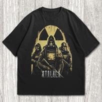 Stalker Game T-Shirt Stalker 2 Shirt Chornobyl T-Shirt unisex Sizes Unisex T-Shirt XXXL gray