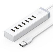 Ugreen CM420 USB 3.0 7-Port Powered HUB balta spalva