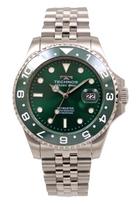 TECHNOS 10 ATM Water Date T9C11MM [TECHNOS] Watch, Resistant, Display, žalia