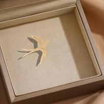 Swallow-shaped Brooch Universal Metal Simple Bird Badge Fashionable and Versatile Clothes Bag Scarf and Accessories Brooch