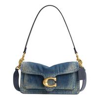 COACH Soft Tabby 26 Vintage Favorite Denim Fabric Shoulder Bag Medium Women's Dark Indigo mėlyna