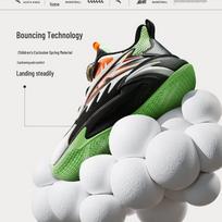ANTA Kids' Toddler Boys' Shock-Absorbing Basketball Training Shoes 28