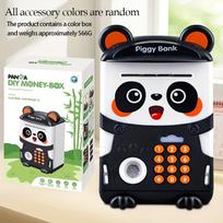 Panda ATM Style Penny Bank with Automatic Money Roll Fingerprint Lock,Creative Toy for Youngsters,Perfect Gift for Boys/Girls,Youngsters's Savings Box Panda Piggy Bank