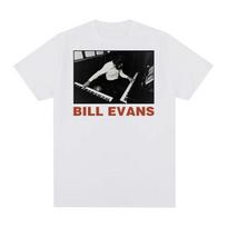 Bill Evans Vintage T-shirt Jazz Music 60s Miles Davis John Coltrane Cotton Men Summer Fashion T Shirt New TEE TSHIRT Womens Tops S įvairiaspalvis