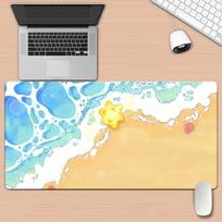 Extended Desk Mat Gaming Mouse Pad Cloth Surface Non Slip Rubber Base Mousepad for PC Laptop Keyboard Home Office Setup 400x800x2mm