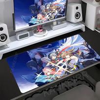 Zenless Zone Zero Mouse Pad Xxl ZZZ Kawaii Girl Mousepad Game Rubber Locking Edge Keyboard Large Mat PC Accessories Desk Mats 800x300x2mm